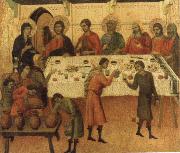 Duccio di Buoninsegna, The marriage Feast at Cana
